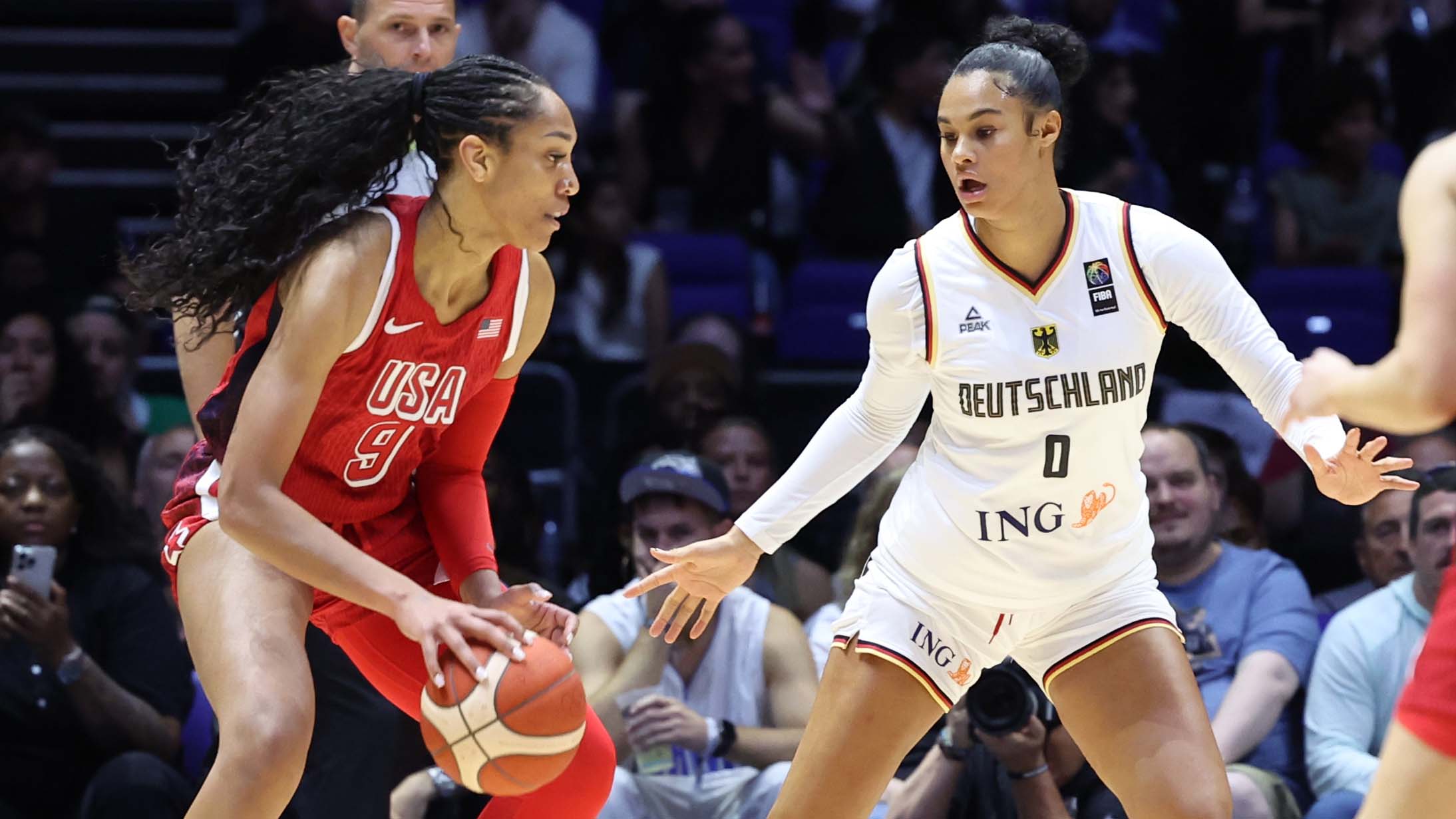 US women's basketball team rolls past Germany in exhibition game