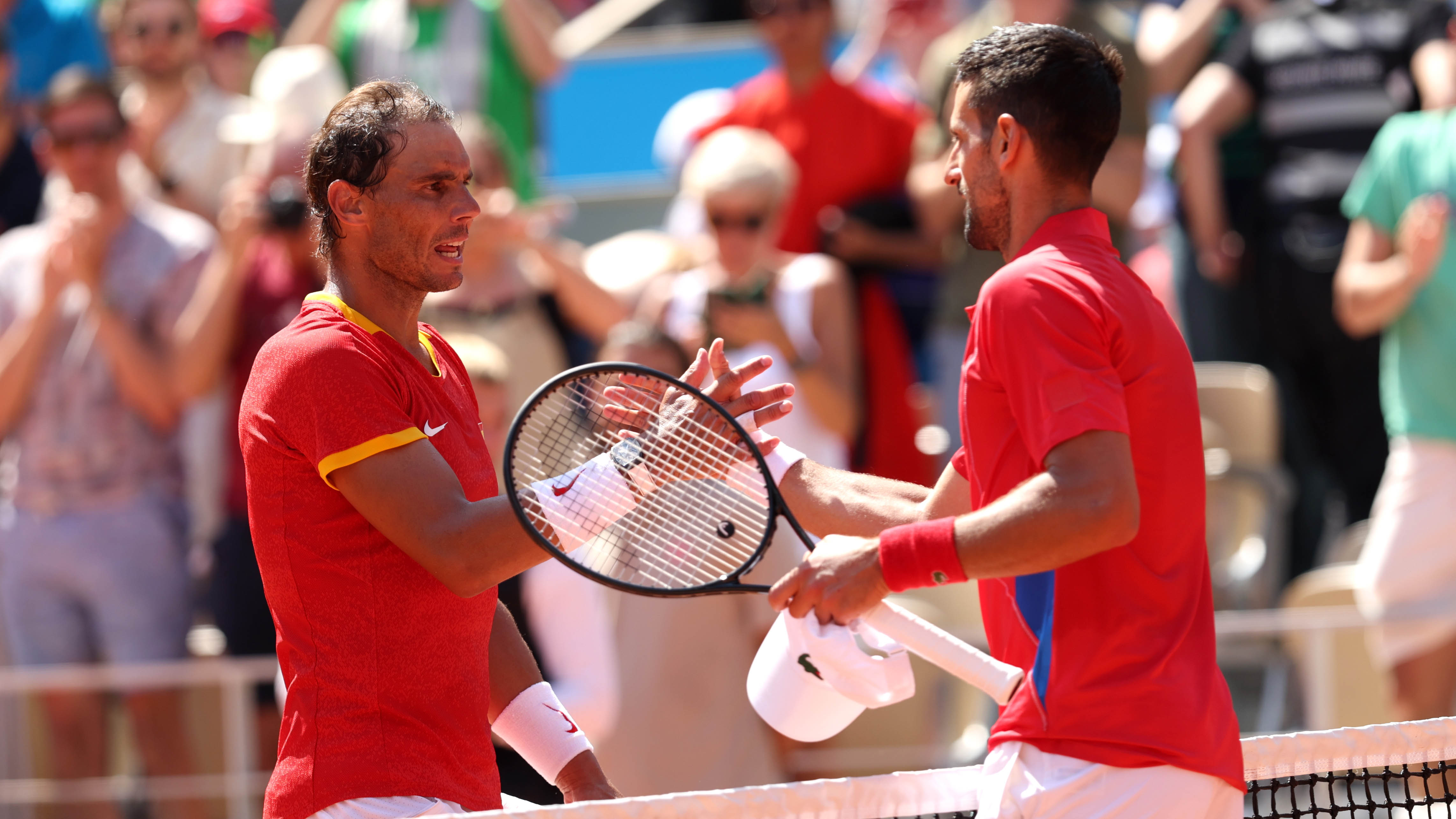 Novak Djokovic defeats Rafael Nadal to advance in 2024 Olympics