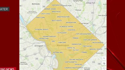 DC and Arlington County under boil water advisory.