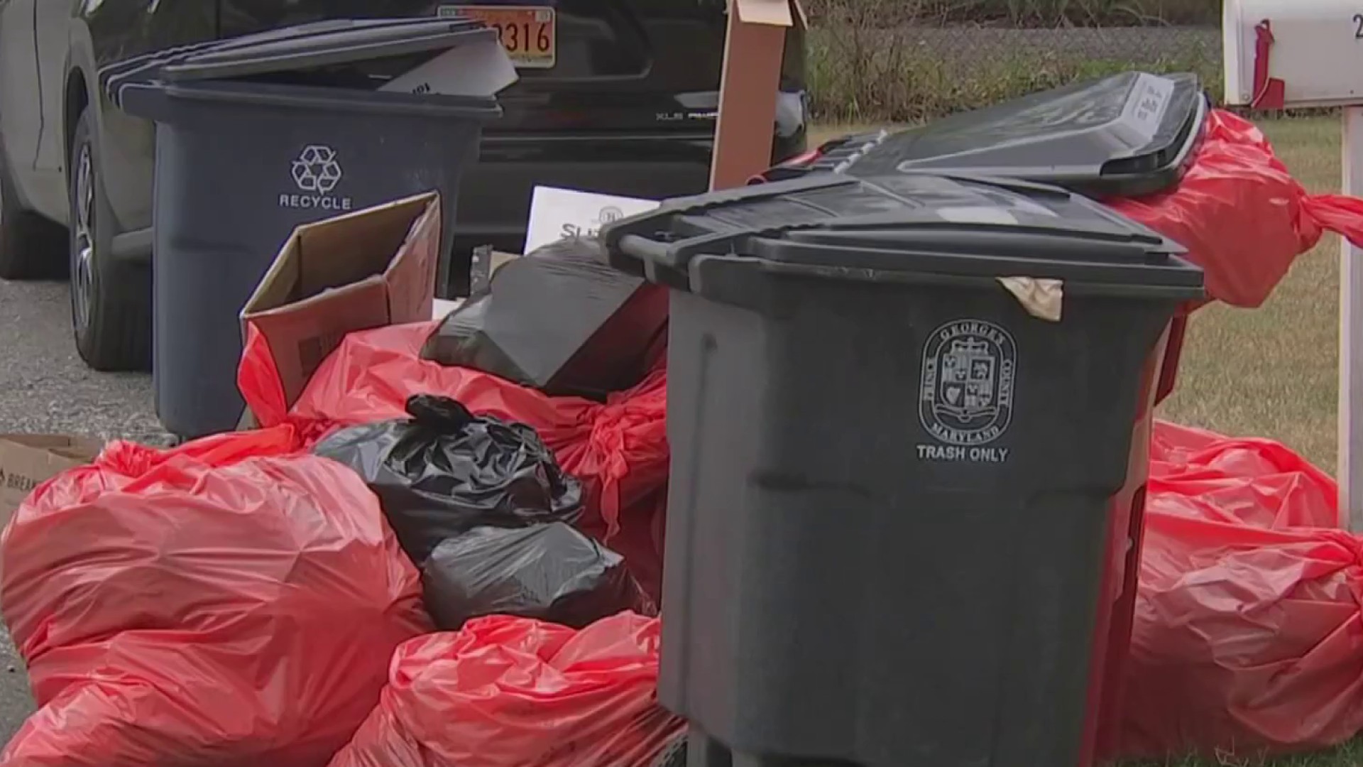 Prince George's residents complain of weeks without trash pickup