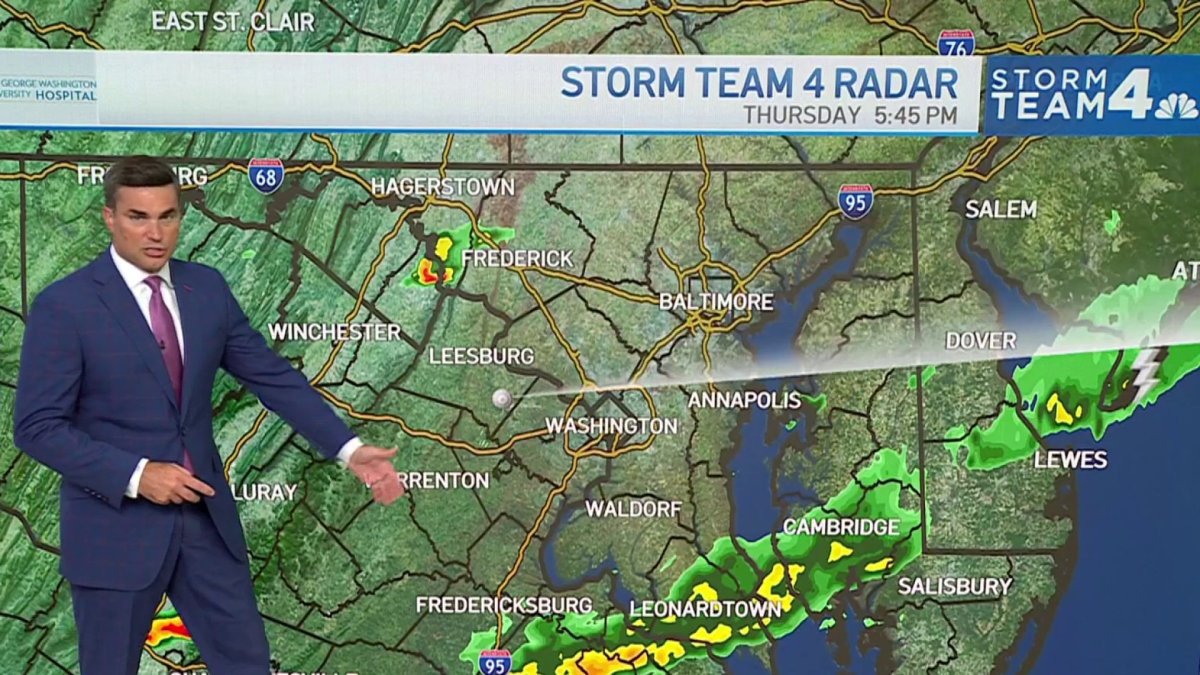 Evening weather, July 25 – NBC4 Washington