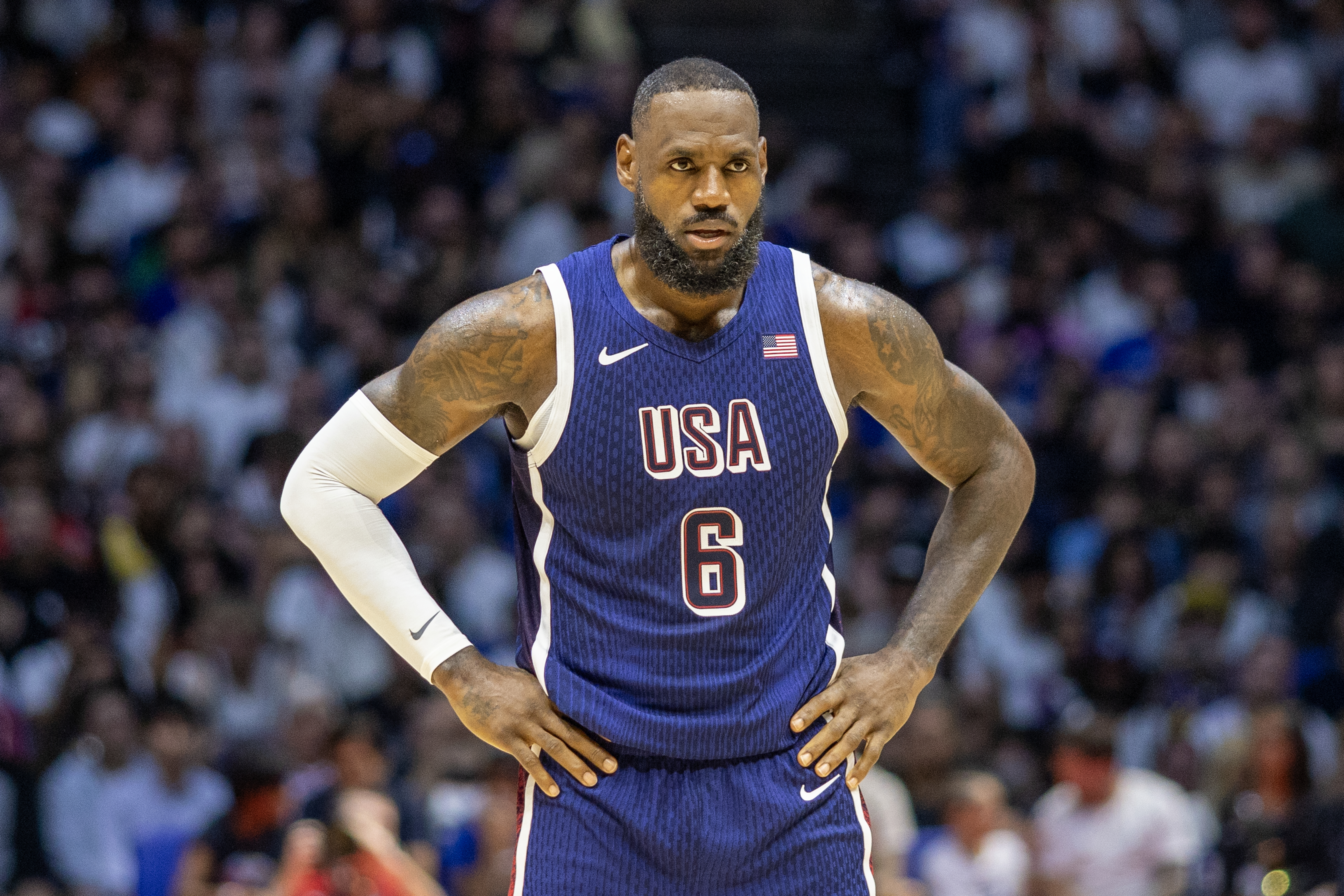 Team USA avoids stunning loss to South Sudan with LeBron's last-minute basket
