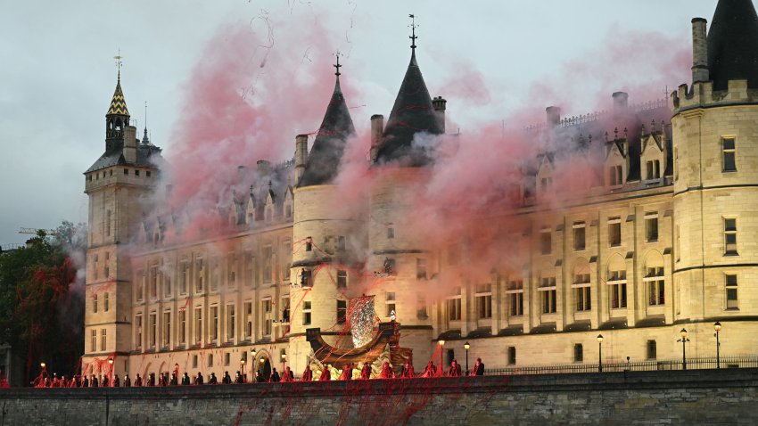 French iconic cultural elements at the Paris 2024 Opening Ceremony