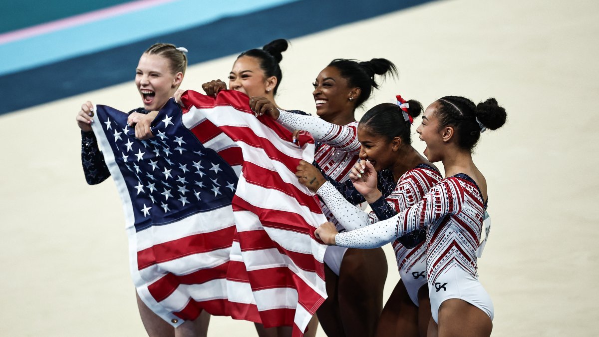 Live updates Simone Biles, Team USA gymnastics win gold in team NBC4