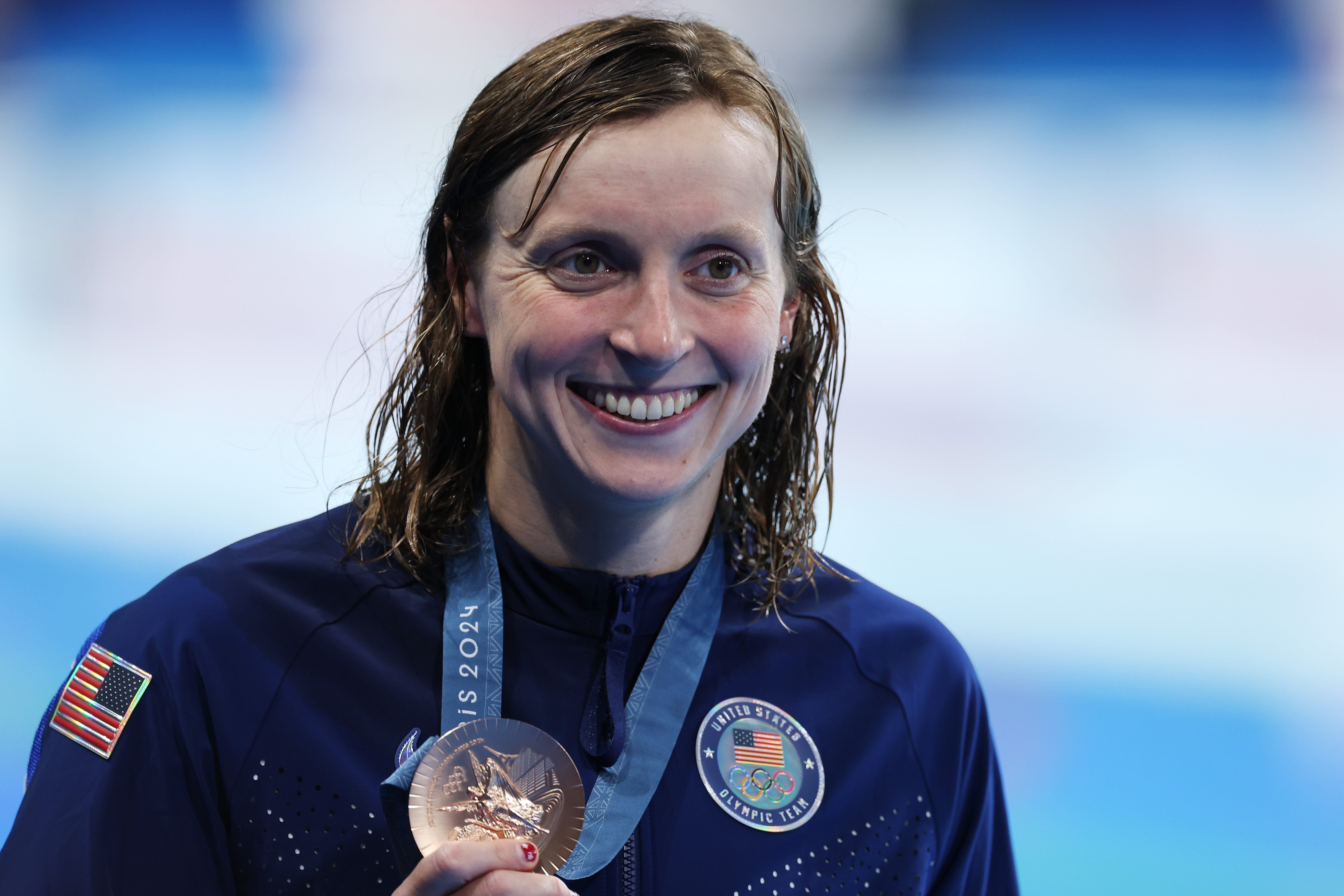 Katie Ledecky one medal away from matching women's swimming all-time record