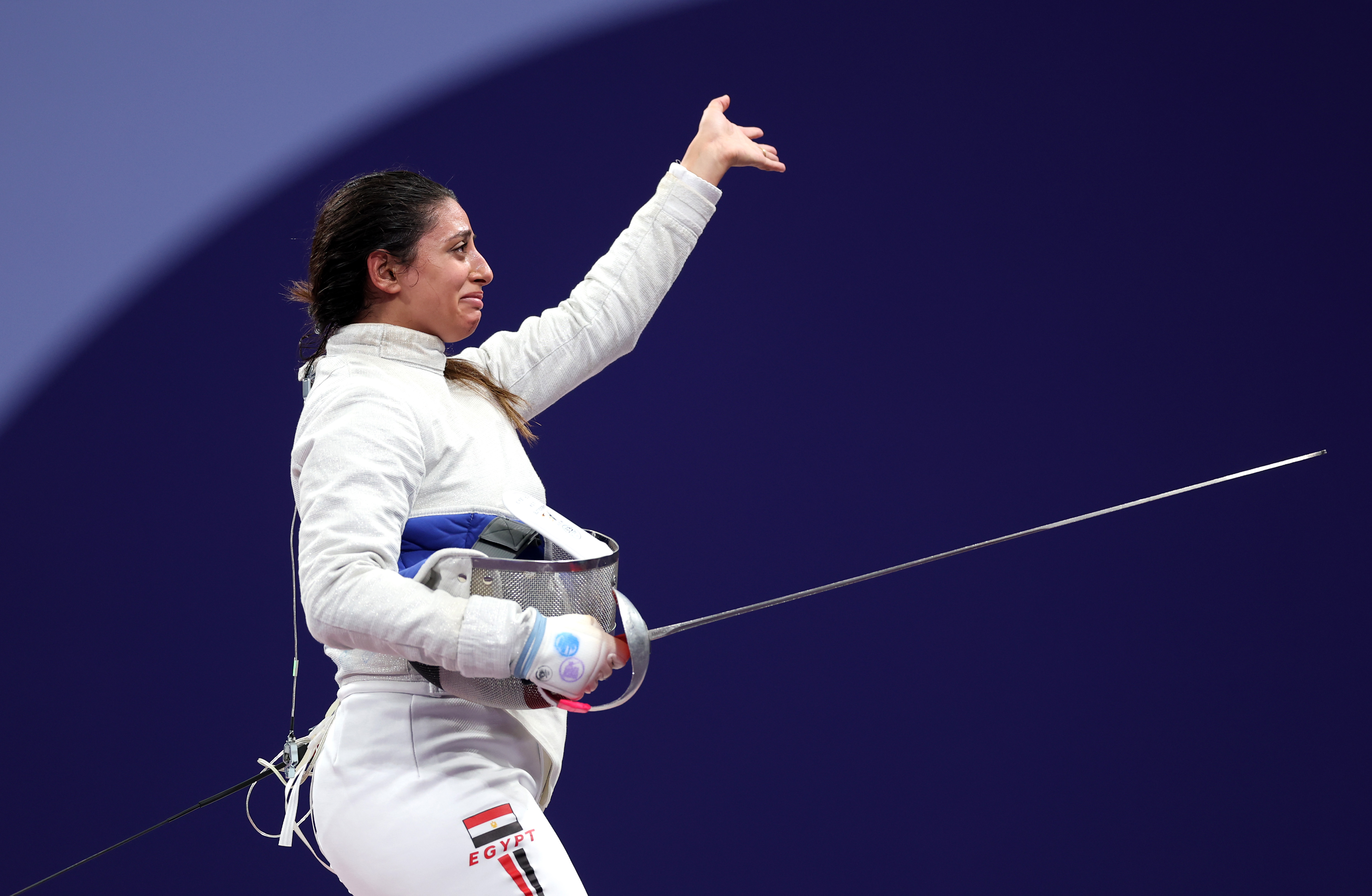 Egyptian fencer reveals she was 7 months pregnant while competing in Paris