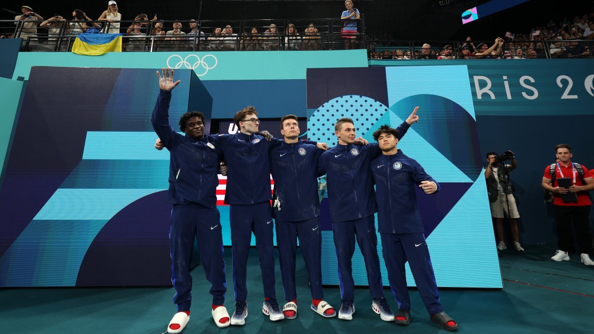 Men’s gymnastics team final US stuns with medal finish NBC4 Washington