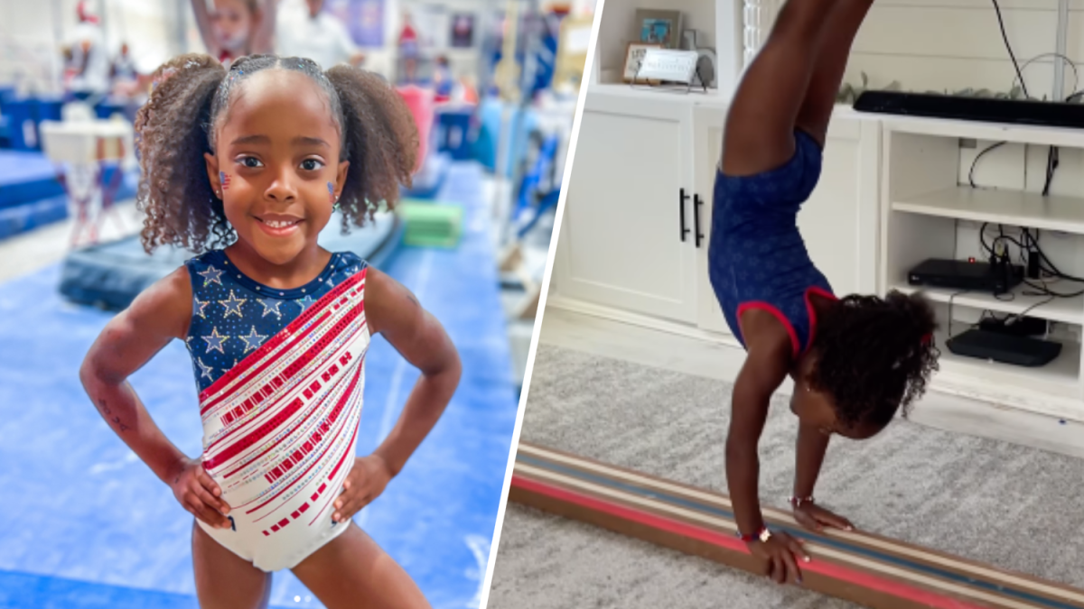 5yearold gymnast sets her sights on the 2036 Olympics NBC4 Washington