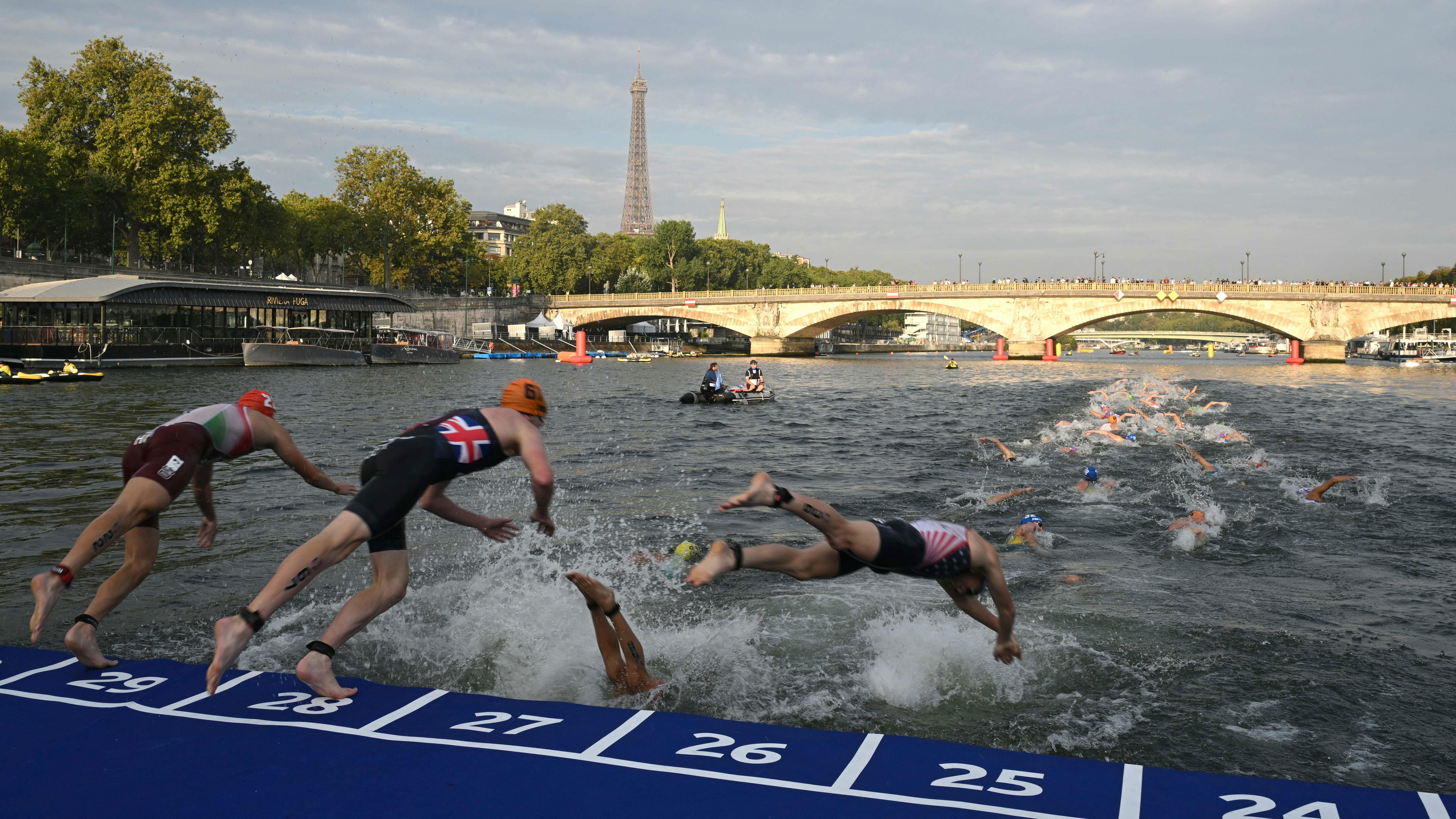 Triathlon rules, events and course for the 2024 Olympics