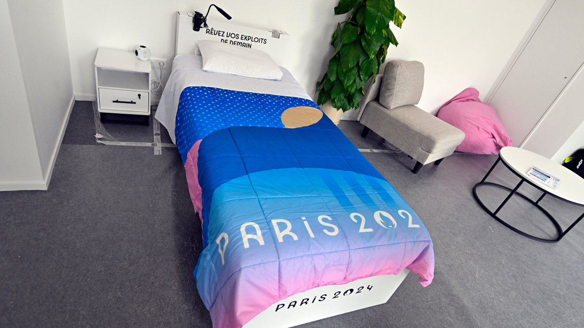 Cardboard beds for 2024 Olympic Village in Paris unveiled NBC4 Washington