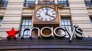 Macy’s logo is seen on a store in Manhattan, New York, United States of America, on July 5th, 2024.