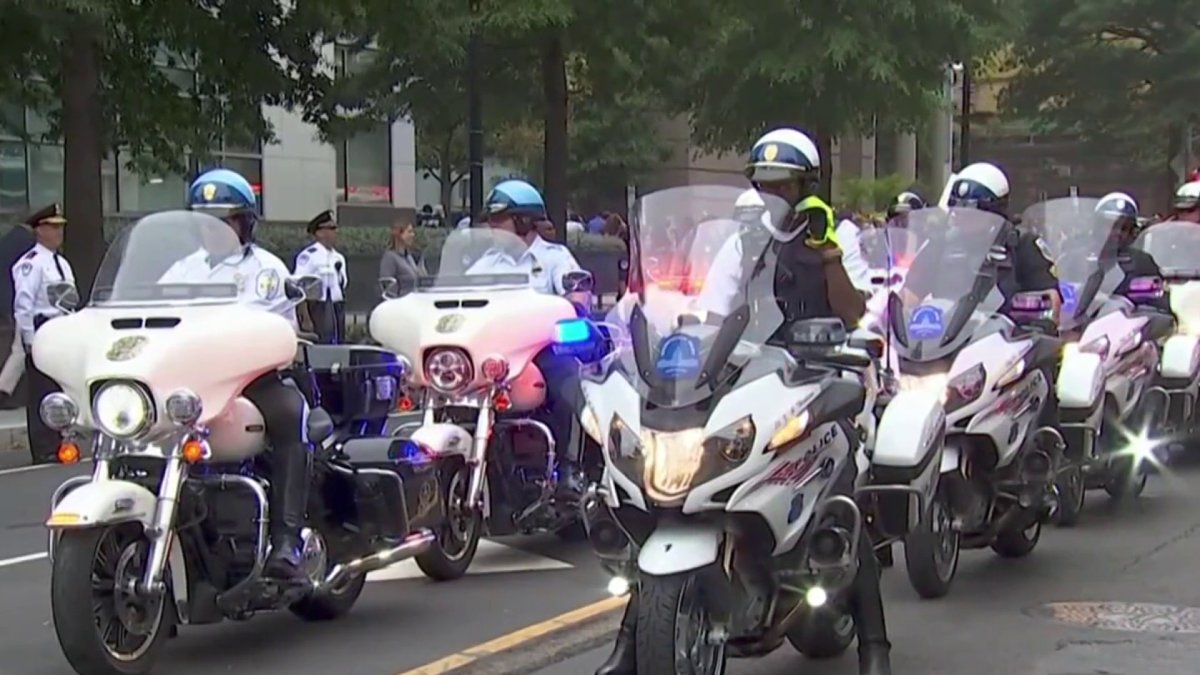 Powerful procession for DC officer killed in line of duty: The News4 ...