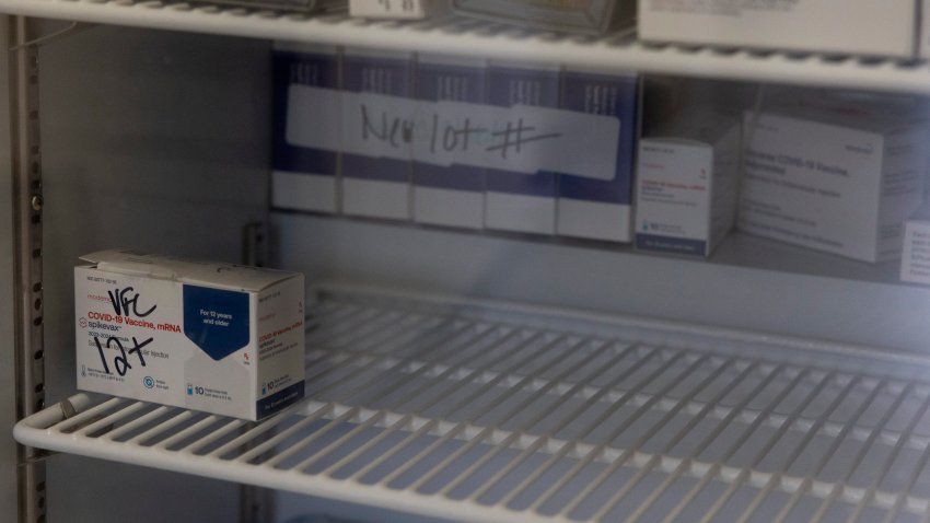 Vaccines in refrigerator