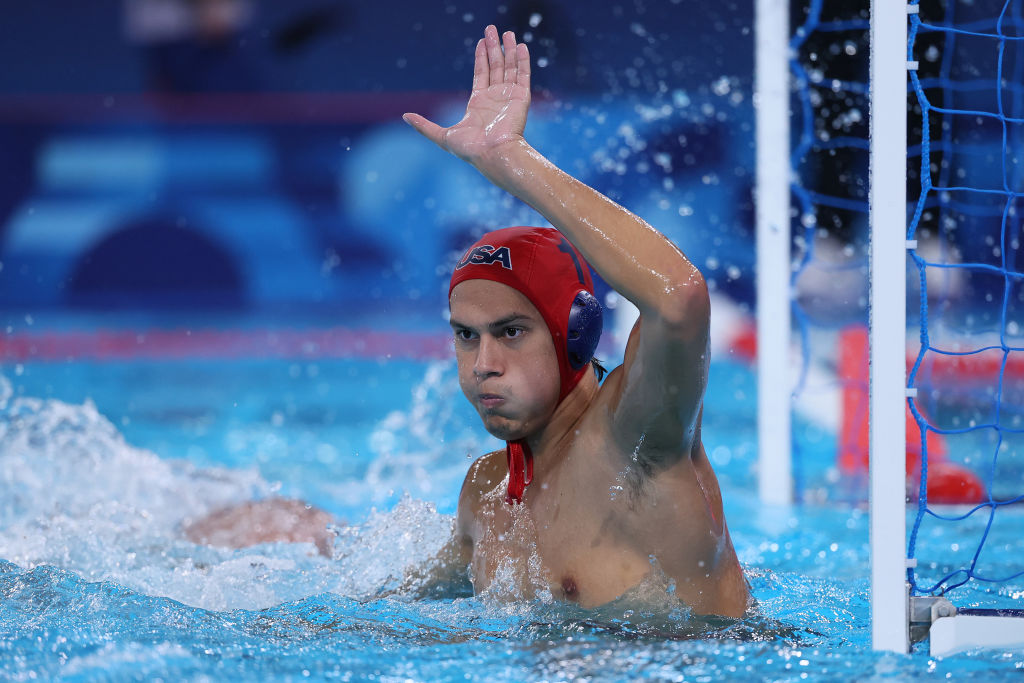 WATCH: US water polo goalie beats buzzer with full-pool goal