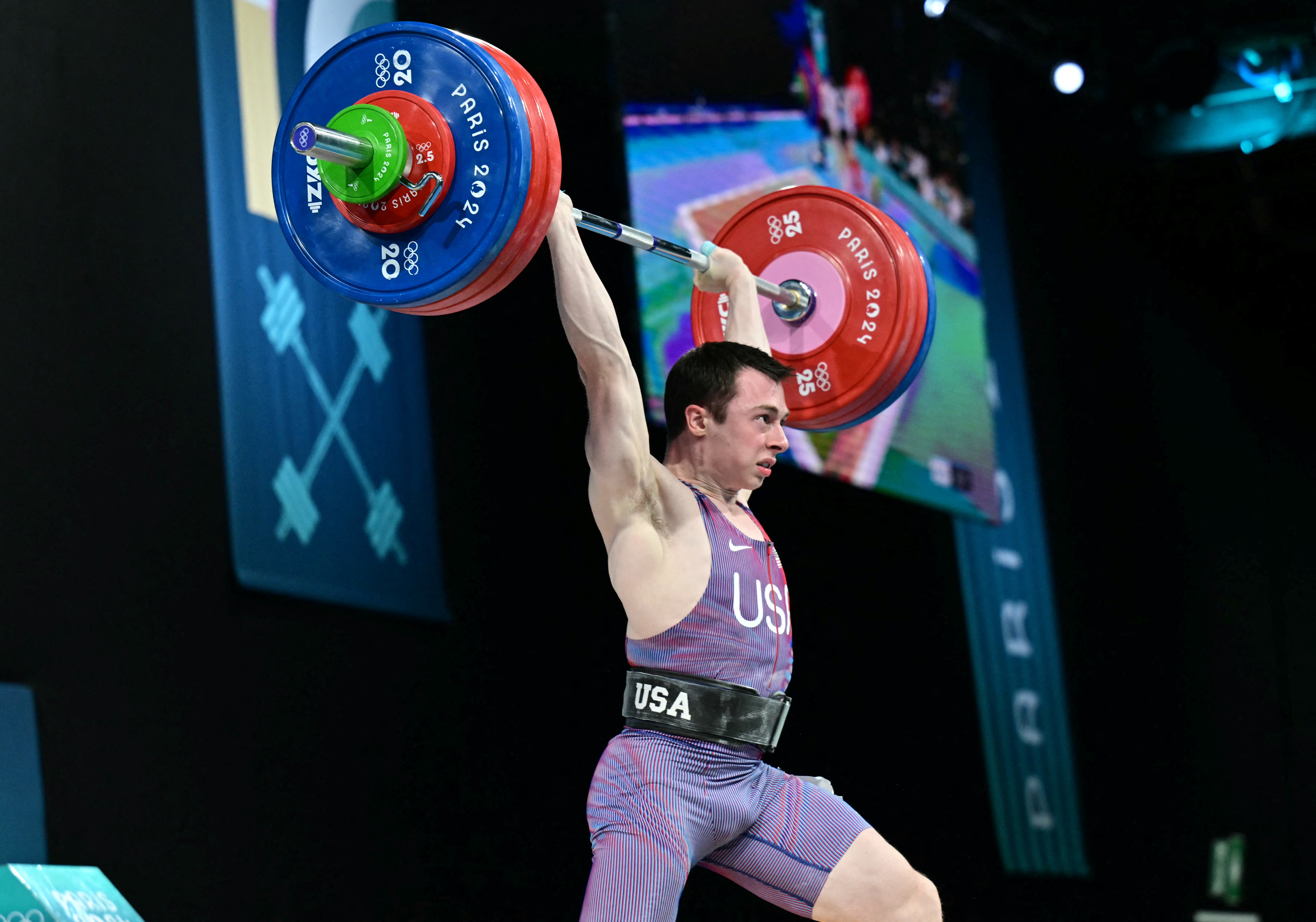 Hampton Morris becomes first American man to win weightlifting medal at the Olympics in 40 years