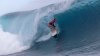 Team USA's Caroline Marks takes gold in women's surfing in the waters off Tahiti