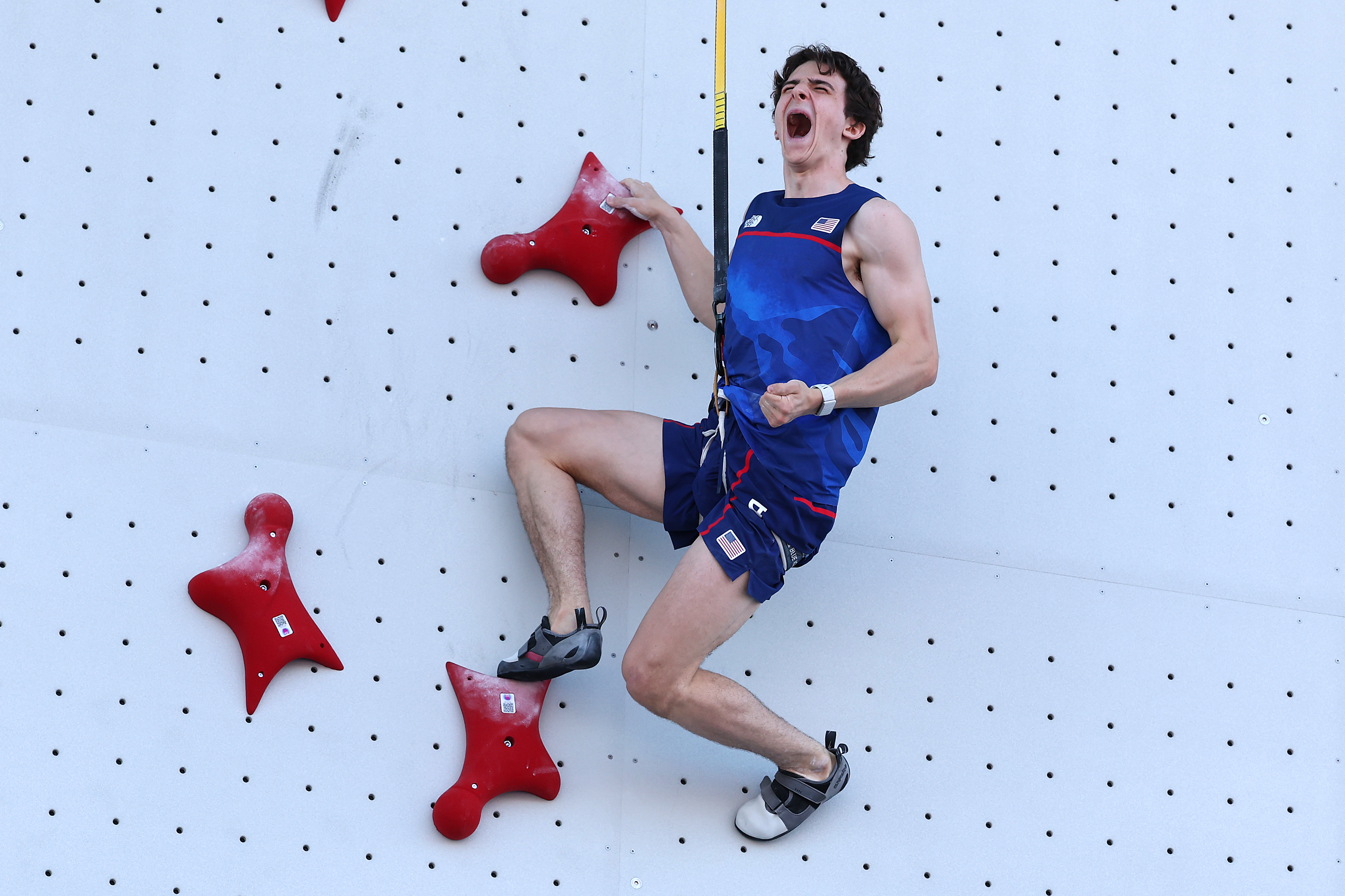 American teen Sam Watson sets speed climbing world record in Olympic debut