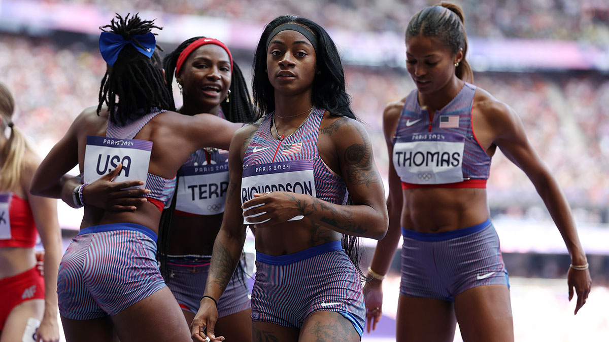 Sha’Carri Richardson saves US women in Olympic relay NBC4 Washington Sha’Carri Richardson saves US women in Olympic relay NBC4 Washington
