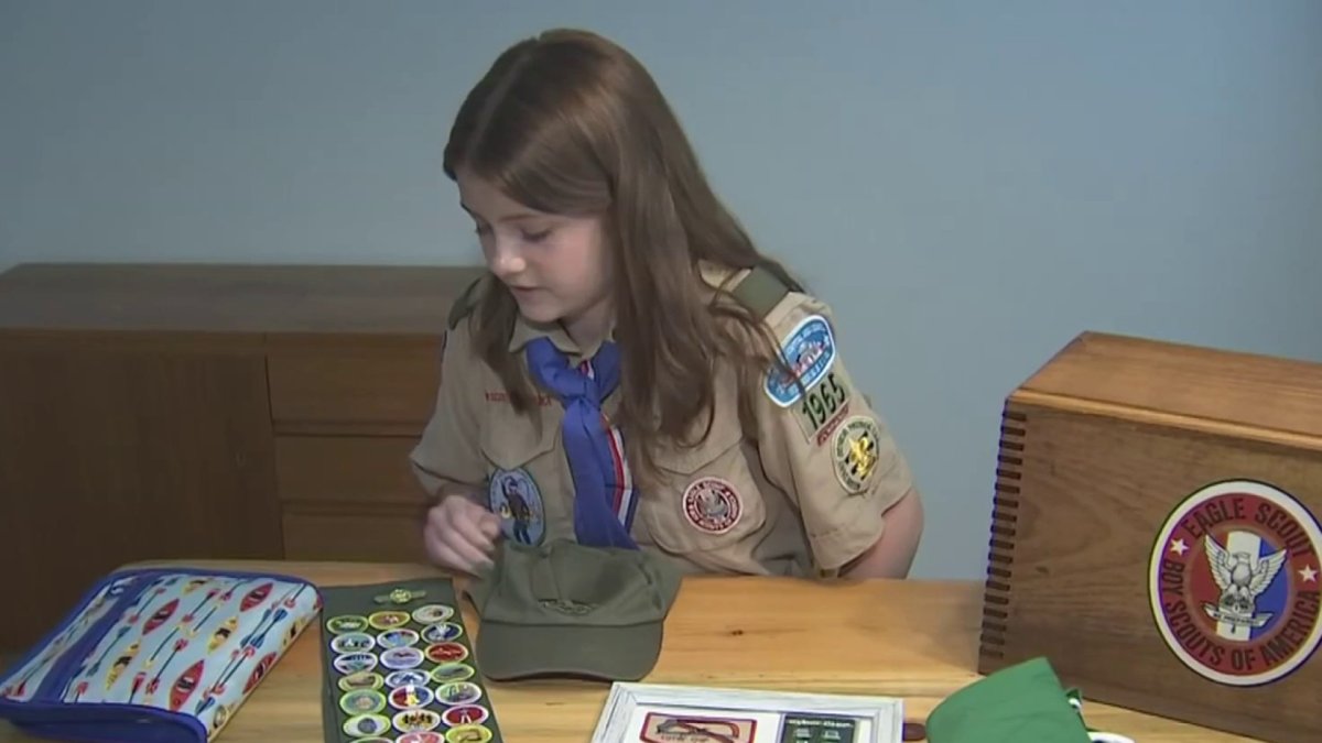 Virginia girl becomes Eagle Scout at age 12 – NBC4 Washington