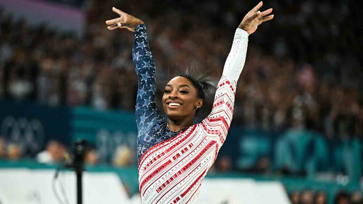 See Simone Biles’ adorable niece’s matching Olympic leotards NBC4