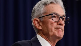 Federal Reserve chair Jerome Powell speaks during a news conference on Sept.18, 2024 in Washington, DC.