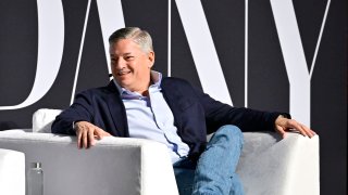 Ted Sarandos speaks onstage during the Fast Company Innovation Festival 2024.