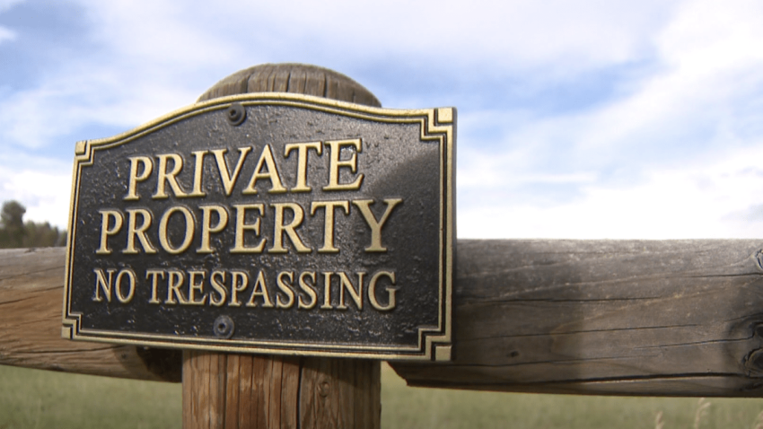 Colorado property sign