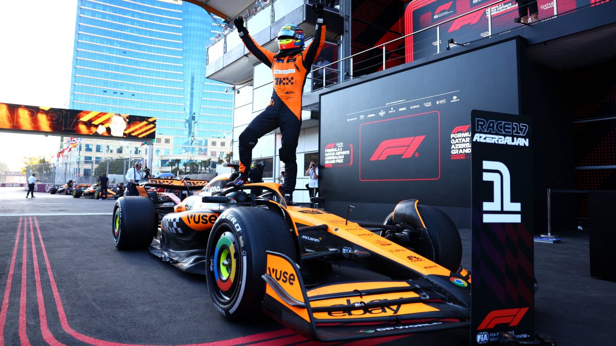 McLaren’s Oscar Piastri wins Azerbaijan GP over Charles Leclerc NBC4