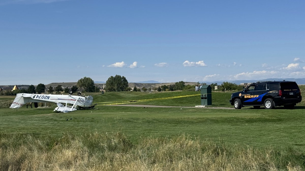 Plane lands upside down on Denverarea gold course NBC4 Washington