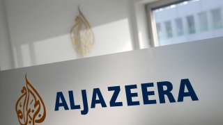 FILE - Al Jazeera logo