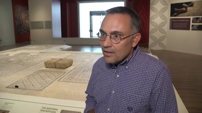 Ancient Megiddo Mosaic on display at Museum of the Bible