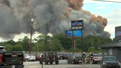 Georgia county gets shelter-in-place order after fire at pool cleaning plant