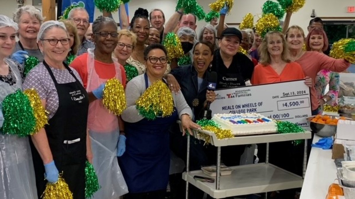 Meals on Wheels College Park turns 50, gets surprise from News4 NBC4