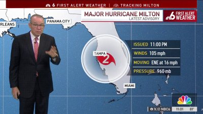 Latest update on Hurricane Milton with NBC6's John Morales