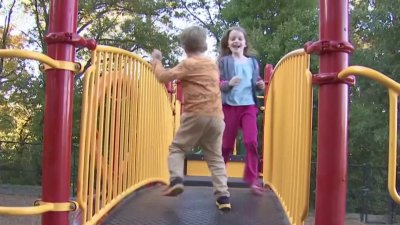 Elementary school community celebrates playground restoration in Silver Spring