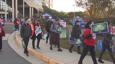 Fairfax County labor unions rally in favor of a casino in Tysons