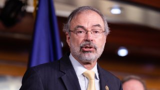 Representative Andy Harris, a Republican from Maryland, speaks during a news conference at the U.S. Capitol in Washington, D.C. on Jan. 19, 2022.