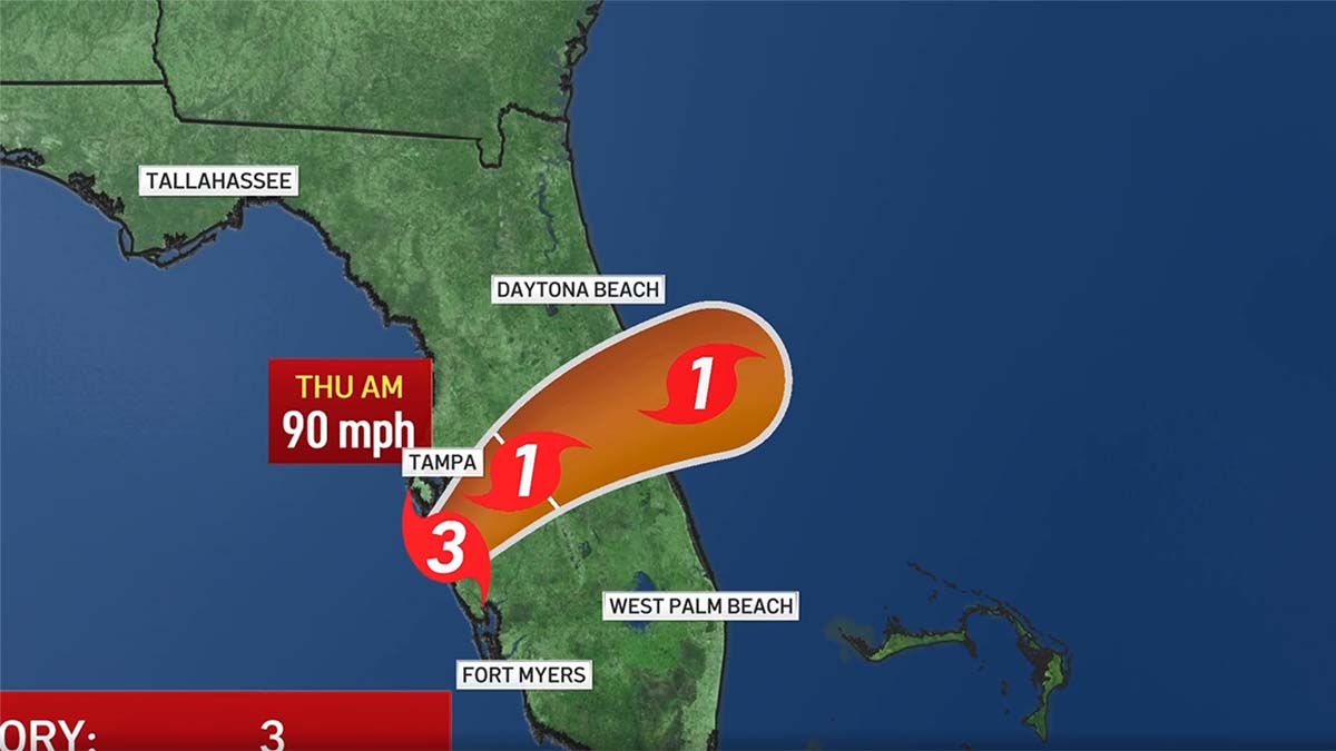 Track Hurricane Milton: See the dangerous storm&rsquo;s current path 