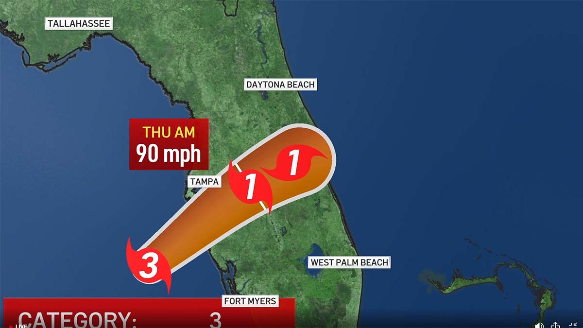 Track Hurricane Milton See the dangerous storm’s current path NBC4