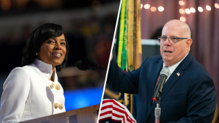 Angela Alsobrooks and Larry Hogan are each running to fill an open U.S. Senate seat for Maryland.