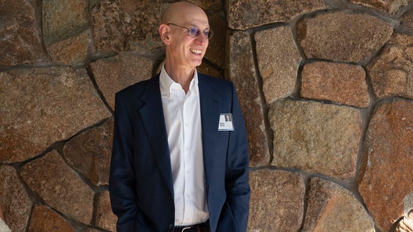 NBA Commissioner Adam Silver at the Allen & Company Sun Valley Conference on July 10, 2024 in Sun Valley, Idaho.