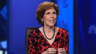 Loretta Mester, Adjunct Professor of Finance  University of Pennsylvania, speaking on CNBC’s ‘The Exchange’ on Sept. 12th, 2024 in Englewood Cliffs, N.J. 