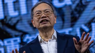 Charles Liang, chief executive officer of Super Micro Computer Inc., during the Computex conference in Taipei, Taiwan, on Wednesday, June 5, 2024. The trade show runs through June 7. 