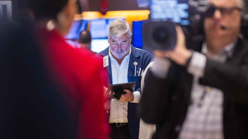 The New York Stock Exchange floor.