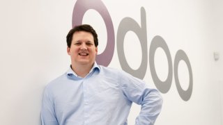 Fabien Pinckaers, CEO of Belgian-based enterprise software startup Odoo.