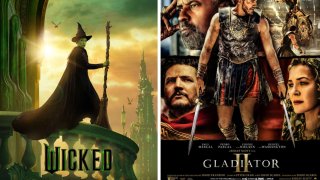 Posters for Wicked and Gladiator II