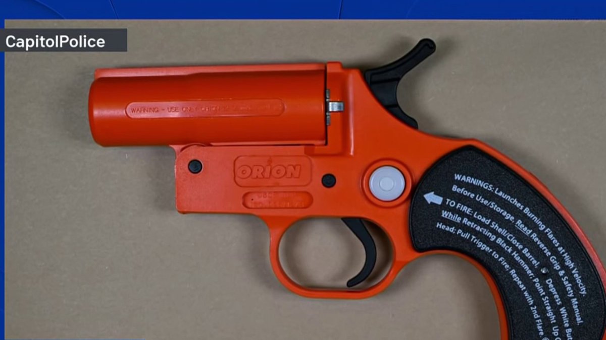 USCP identify man arrested at Capitol with flare gun and alleged ...