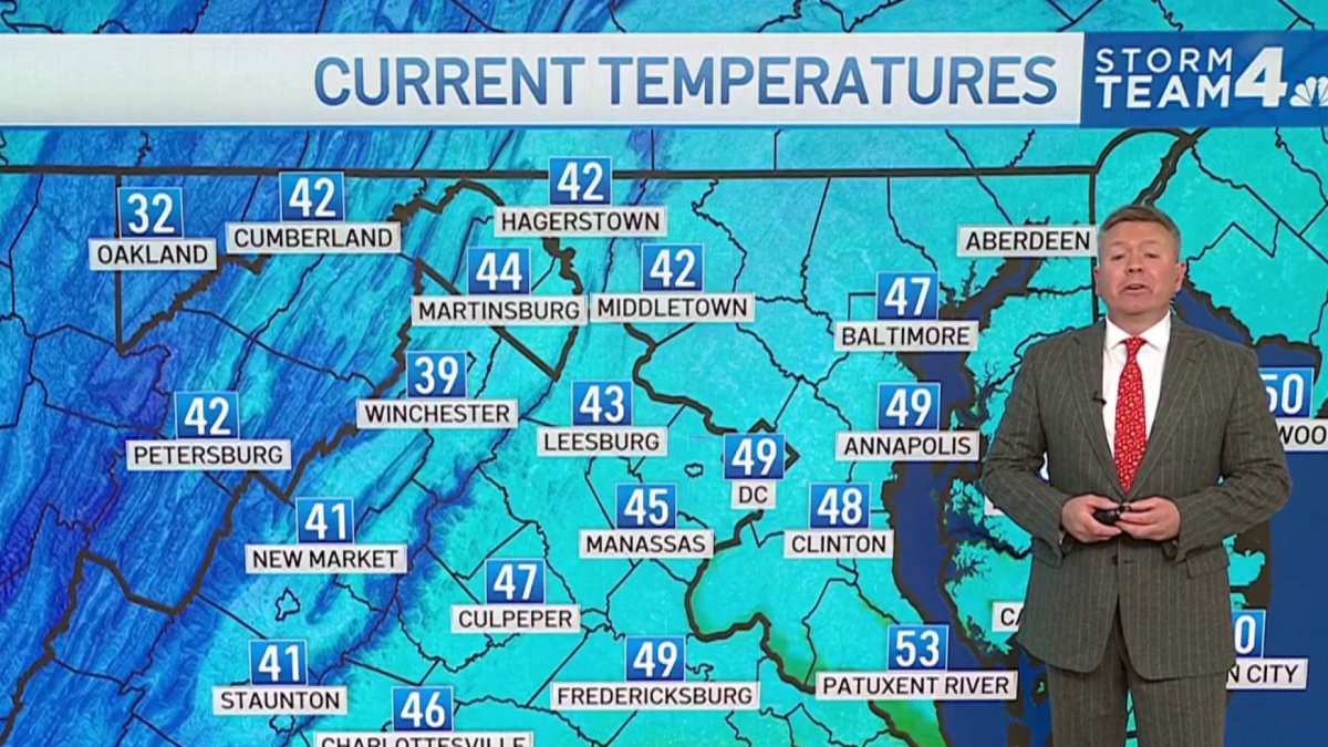 Colder air moves in for weekend: The News4 Rundown – NBC4 Washington