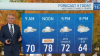 Storm Team4 Forecast: Above average temps in upper 70s with small rain chance