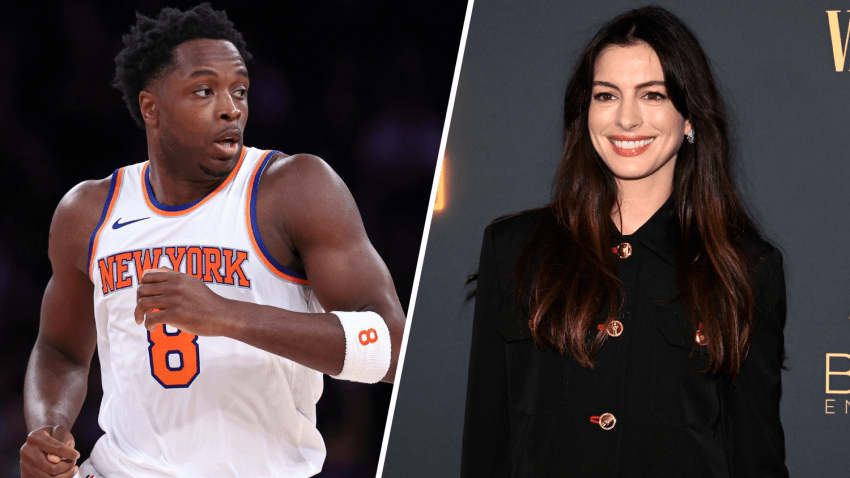 OG Anunoby and Anne Hathaway